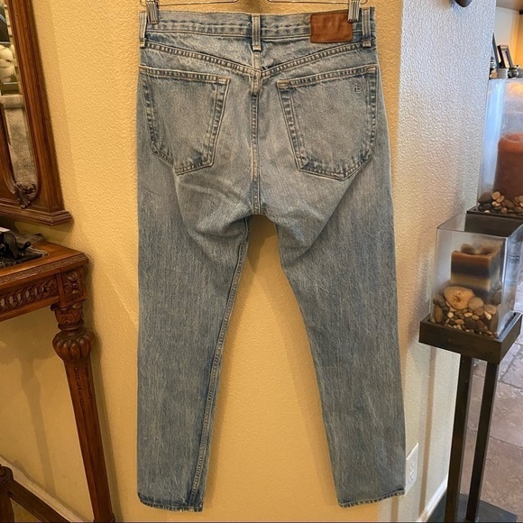 RAG & BONE Women Light Blue Buttoned Fly Jeans Size 26 - Picture 5 of 9